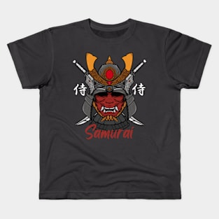 Japanese Samurai Warrior Kids T-Shirt